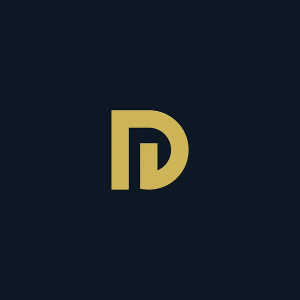 Lettres Créatives Logo Design Pour Marque — Image vectorielle