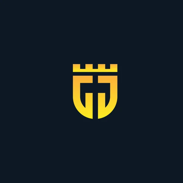 Marka Için Yaratıcı Harfler Logo Tasarımı — Stok Vektör