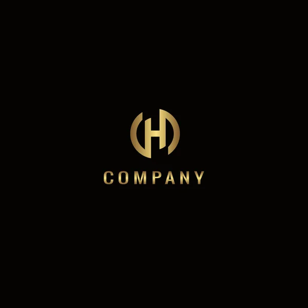 Harfi Monogram Logosu — Stok Vektör