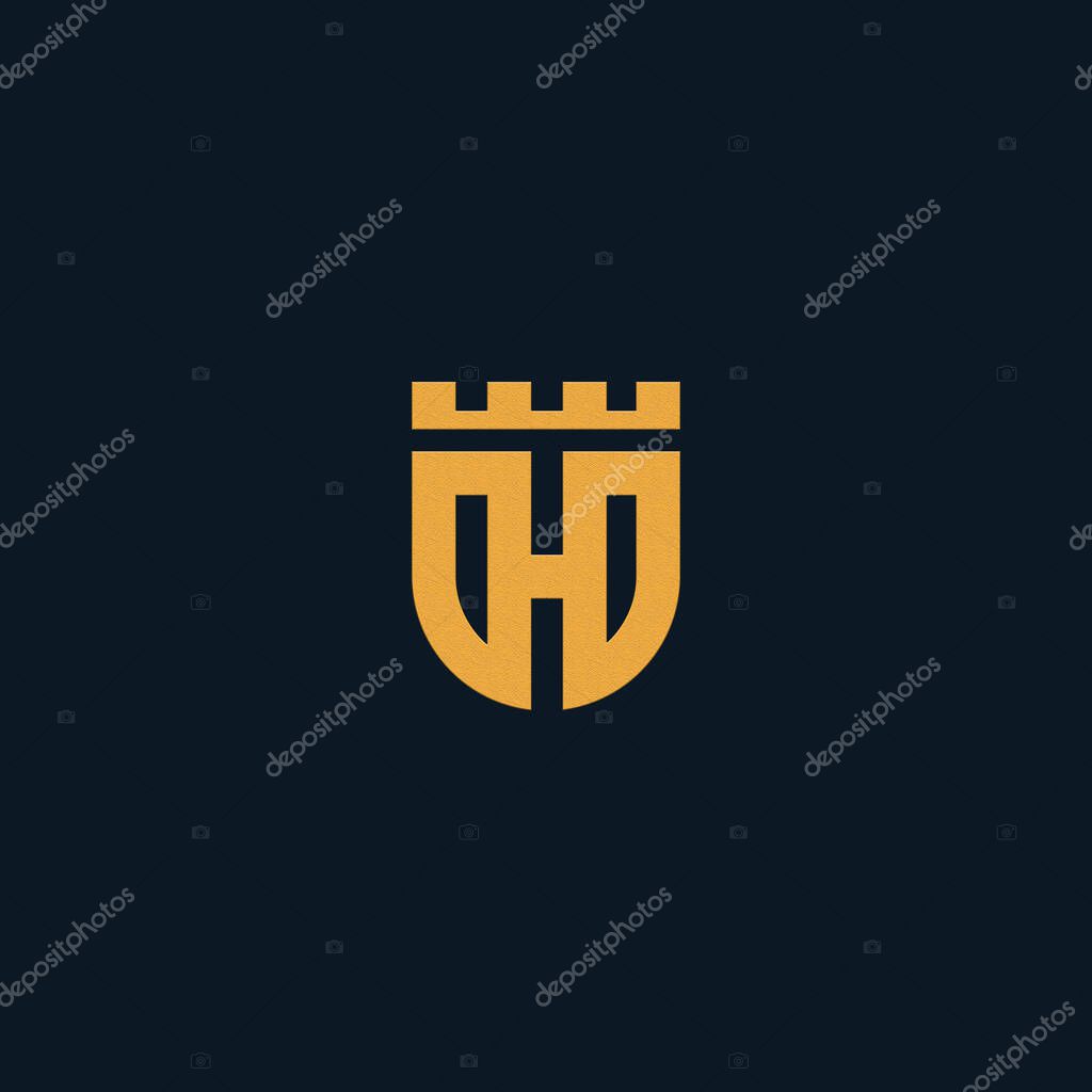 Creative letter h logo design