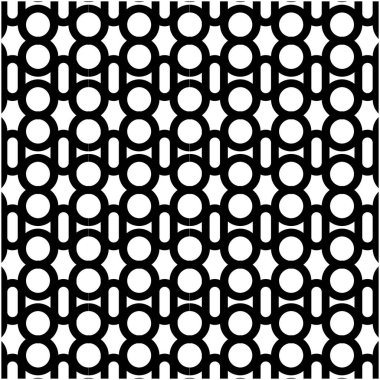 Birbirine Bağlı Çember ve Çizgilerle Kusursuz Geometrik Desen