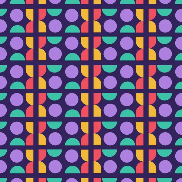 Retro Geometrik Blok Kalıbı Arkaplanı.