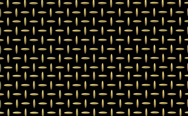 Трехмерная Металлическая Пластина Черная Сталь Нержавеющей Алюминиевой Алмазной Картины Золото — стоковое фото