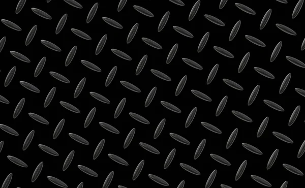 Metal Plate Black Steel Stainless Aluminum Black Diamond Cross Pattern — Stock Photo, Image