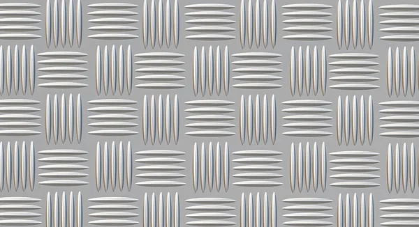 Background Texture Steel Stainless Steel Aluminum Diamond Pattern Industrial Corridor — Stock Photo, Image