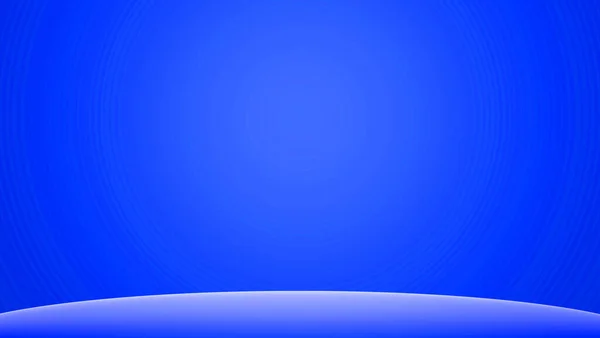 3D湾曲した背景青の背景画像のための部屋青のイラスト — ストック写真