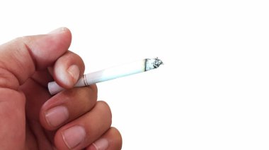 Sigara içilmeyen, sigara içilmeyen, sigara içilen bir günde siyah beyaz resim konsepti. Görüntüleri ayır.