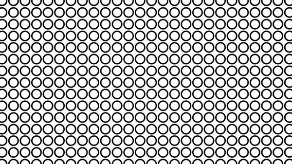 Weißer Kreis Mesh Perforierter Stahl Mesh Hintergrund Abbildung Auf Schwarzem — Stockfoto