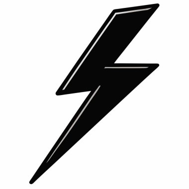 Şimşek vektör illüstrasyonu