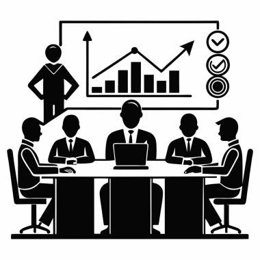iş adamları ekranda grafikler ve çizelgeler ile takım çalışması