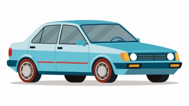 Araba simgeleri, vektör, düz çizgi film arabaları ve ulaşım. Arabalar, kamyonlar, kargo kamyonları, off-road, otobüsler, spor arabalar, kamyonetler. İllüstrasyon, endüstri, bilgi, izole