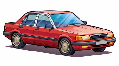 Araba simgeleri, vektör, düz çizgi film arabaları ve ulaşım. Arabalar, kamyonlar, kargo kamyonları, off-road, otobüsler, spor arabalar, kamyonetler. İllüstrasyon, endüstri, bilgi, izole