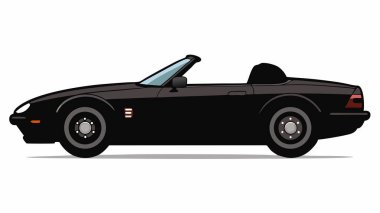 Araba simgeleri, vektör, düz çizgi film arabaları ve ulaşım. Arabalar, kamyonlar, kargo kamyonları, off-road, otobüsler, spor arabalar, kamyonetler. İllüstrasyon, endüstri, bilgi, izole