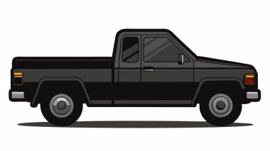 Araba simgeleri, vektör, düz çizgi film arabaları ve ulaşım. Arabalar, kamyonlar, kargo kamyonları, off-road, otobüsler, spor arabalar, kamyonetler. İllüstrasyon, endüstri, bilgi, izole