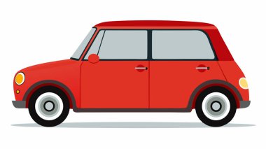 Araba simgeleri, vektör, düz çizgi film arabaları ve ulaşım. Arabalar, kamyonlar, kargo kamyonları, off-road, otobüsler, spor arabalar, kamyonetler. İllüstrasyon, endüstri, bilgi, izole