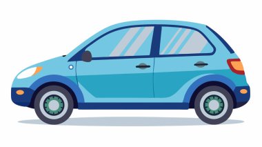 Araba simgeleri, vektör, düz çizgi film arabaları ve ulaşım. Arabalar, kamyonlar, kargo kamyonları, off-road, otobüsler, spor arabalar, kamyonetler. İllüstrasyon, endüstri, bilgi, izole