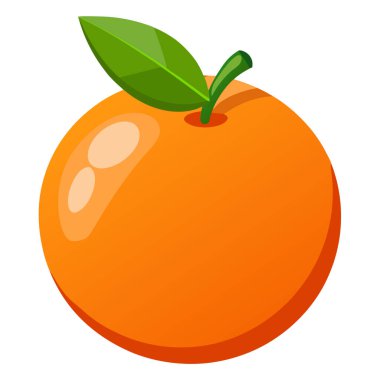 taze portakal, vektör illüstrasyon tasarımı