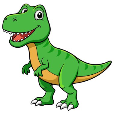 Tyrannosaurus Rex Dinozor Etobur Çizgi Filmi