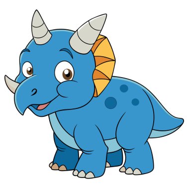 Triceratops, Jura dönemine ait bitki yiyen bir dinozor.