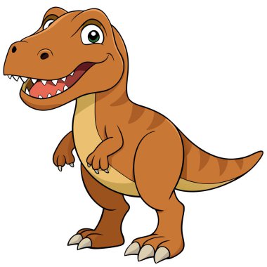 Tyrannosaurus Rex, kahverengi gövdeli dinozor, Jurassic etobur