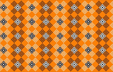 Vector dosyasını yazdırmak için siyah arkaplanda siyah ve beyaz dikişsiz kafes kumaş deseni tasarımı