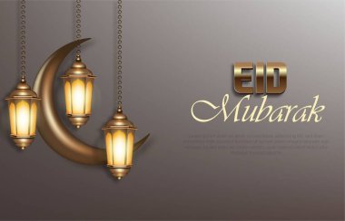daha sonraları ve ay ile gerçekçi bayram mübarek arkaplanı