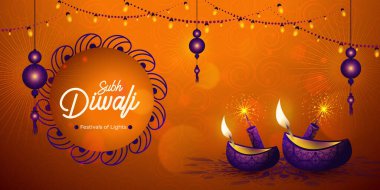 Yağ Lambasıyla Mutlu Diwali Festivalleri