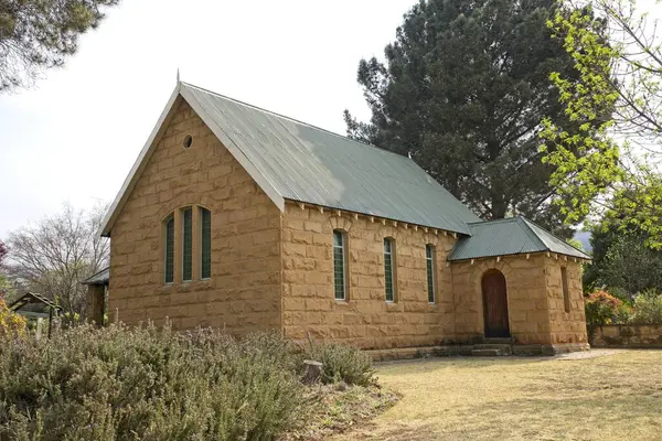 stock image Clarens, South Africa - September 17, 2022: Methodist Church in Clarens, Free State Province, South Africa