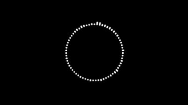 Siyah arkaplanda ses dalgası spektrumu. ses efekti eşitleyici, UHD Biçimleri, 4K 30 çerçeve oranı