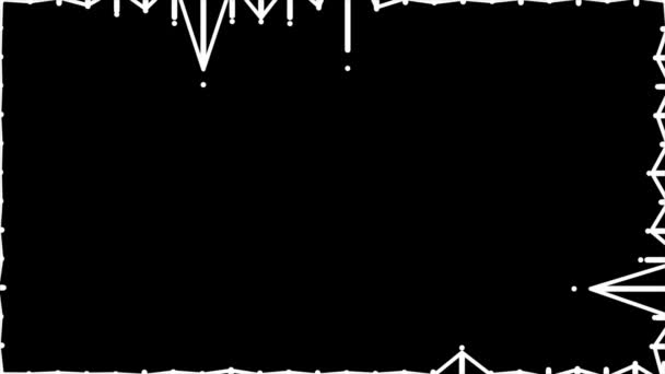 Аудио Спектр Черном Фоне Музыкальный Эквалайзер Звукового Эффекта Формат Uhd — стоковое видео