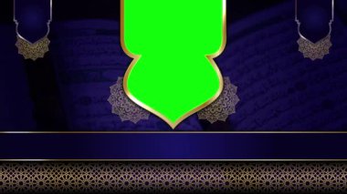 animasyon İslami arka plan, Müslüman camisi, İslami tasarım video duvar kağıdı, 4K yeşil ekran canlandırma