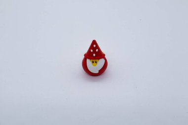 Noel Baba 'nın plastikten yapılmış küçük bir figürü.