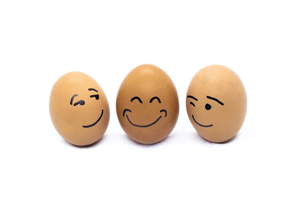 Dois Ovos Flertando Muito Feliz — Fotografia de Stock