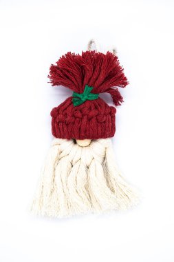 Kırmızı şapkalı Noel Baba süsü