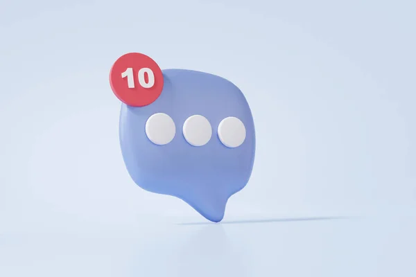 Sociální Média Line Koncept Bubble Chat Icon Comment Alert Talk — Stock fotografie