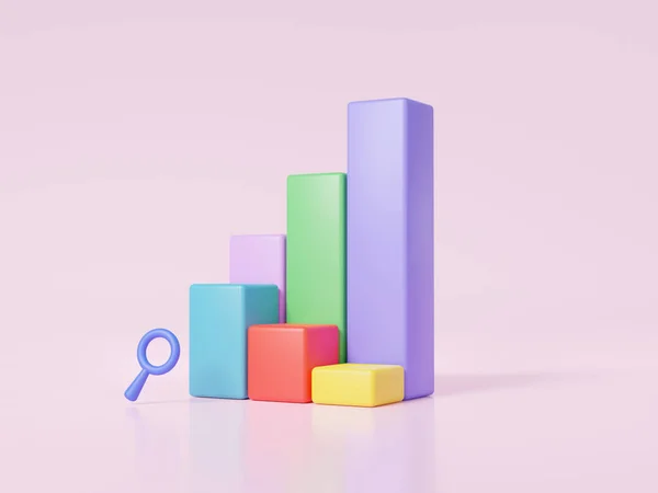 Ikona Wykresu Statystyki Danych Analityka Statystyki Optymalizacji Wzrostu Finanse Rosną — Zdjęcie stockowe