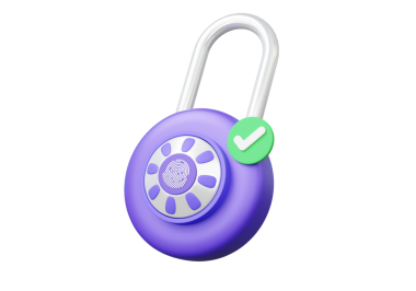 Erişim hesabının kilidini aç kimlik kimliğine dokun şifre güvenli kişisel veri bilgileri. İzole edilmiş arka planda işaretli parmak izi asma kilidi. Siber güvenlik konseptini kilitle. 3d hazırlayıcı