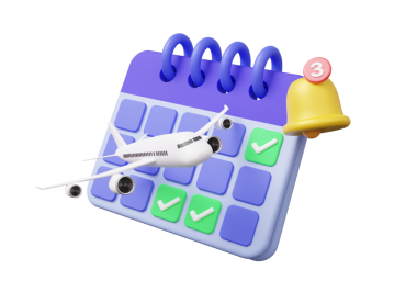 Tatil gezisi yaz tatili konsepti. Pasaport turizmi planlama dünya turuyla dolu bir randevu çantası. 3d resimleme