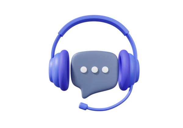 3D çağrı merkezi müşteri hizmetleri simgesi izole edilmiş arka planda telefon görüşmelerine yardım ediyor. Danışman konuşma konseptini destekle. En az sevimli çizgi film kadar yumuşak. 3d resimleme