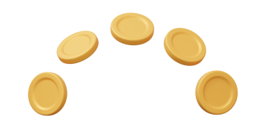 Bozuk paralar yüzer ödemeler izole bir arka planda transfer edilir. Yatırım iadesi tüccarı, karikatür tarzı. 3d resimleme