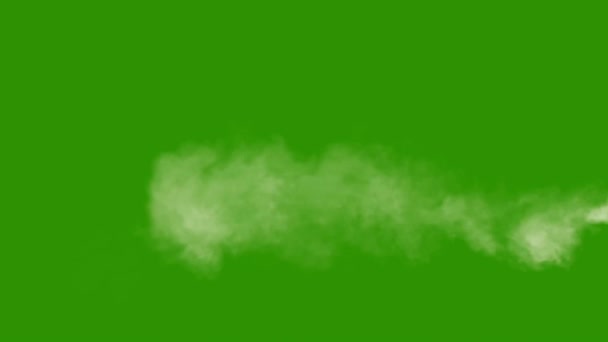 Fog Wysokiej Jakości Zielony Ekran Wideo Animacja Ultra High Definition — Wideo stockowe