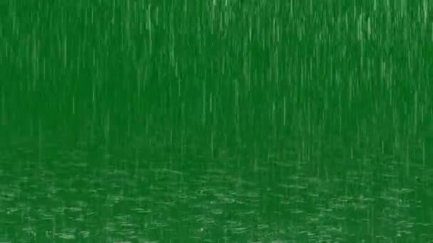 Rain Fall Animation Ultra High Definition Video Elemento Vídeo Fondo — Vídeos de Stock