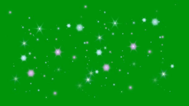 Glitter Green Screen Videos Animation Ultra High Definition Video Das — Stockvideo