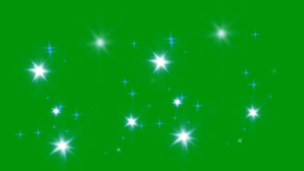 Glitter Green Screen Videos Animation Ultra High Definition Video Στοιχείο — Αρχείο Βίντεο
