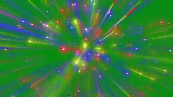 Glitter Groen Scherm Video Animatie Ultra High Definition Video Video — Stockvideo