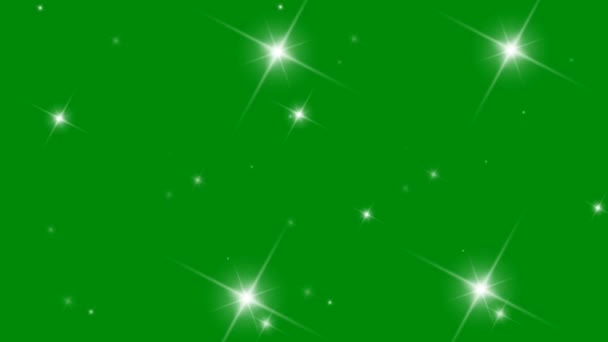 Glitter Green Screen Videók Animáció Ultra High Definition Video Zöld — Stock videók