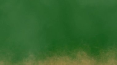 Toz ve kum animasyonu yeşil ekran, Vfx animasyon yeşil ekran, soyut teknoloji, bilim, mühendislik yapay zeka, dikdörtgen video, 3D animasyon, Ultra Yüksek Çözünürlük, 4k video