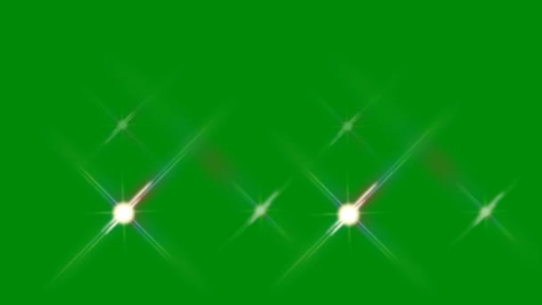 闪闪发光的优质绿色屏幕动画 闪闪发光的优质绿色屏幕动画 容易编辑的绿色屏幕视频 高品质的矢量3D插图 首选绿色屏幕背景 — 图库视频影像