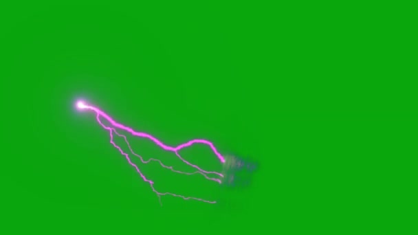 Blitzeffekt Animation Ultra High Definition Blitzschlag Mit Hoher Auflösung Das — Stockvideo
