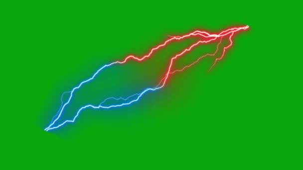 Effet Foudre Animation Ultra Haute Définition Lightning Blast Haute Résolution — Video